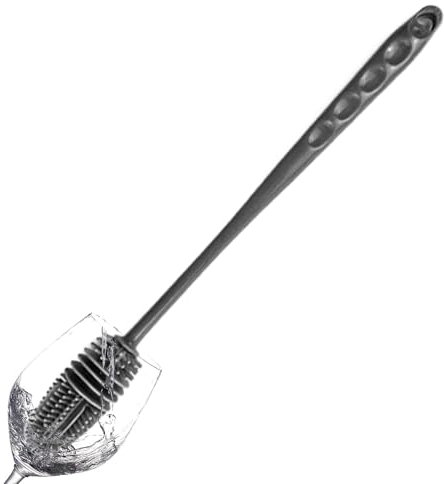 Fukamou Silikon-Reinigungsbürste, Silikon-Flaschenbürste, Flaschenreinigungsbürste Für Tassen, Flaschenreinigungsbürsten Mit Langem- Griff Für Isolierte Flaschen, Babyflaschen,