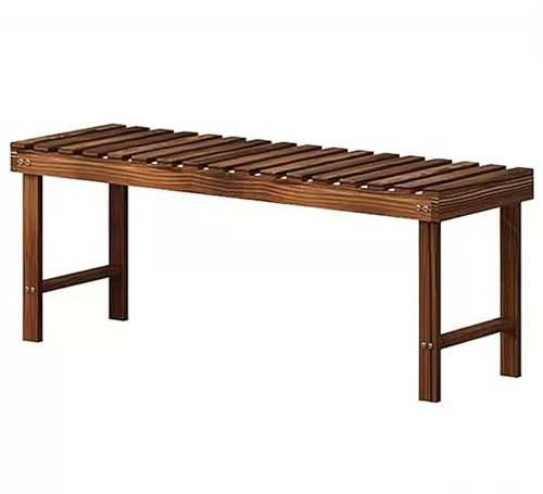 Kchsdool Pflanzenständer aus Holz für den Außenbereich, gestuftes Pflanzenregal für Garten, Hof, Terrasse und Balkon – einfach zu montieren (Braun, 78x30cm)