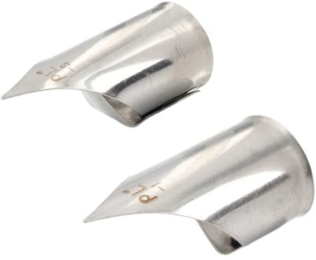 Bacar Sewing Large Thumber Point Turner Quick Lapel Garment Tool Two Size 2Pcs For Turning Pockets Collars Cuffs Steel Silve