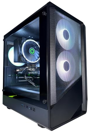 Power Gaming PC Intel Core i9 14th Gen • High-Performance • 32GB RAM • RTX 5060 8GB • 1TB SSD NVME • Premium Glass Case Gaming PC• Windows 11 | WiFi | Ultra Fast (Core i9 14th Gen/RTX 5060)