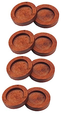Bases de Madera Marrón para Cabujón, 20 Piezas, Estilo Retro