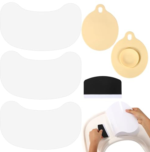 Saugaufkleber Aufkleber Set für Stokke Tripp Trapp, rutschfeste Tablett-Saugaufkleber mit Saugnapf Teller und Schaber zur Befestigung von Hochstuhl-Tellern Schüsseln und Spielzeug