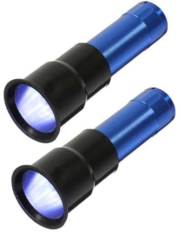 ROMISBABA 2 Pezzi Lampada per Candele Uova Portatile Tester Incubatrice Pollame con LED ad Penetrazione Resistente per Controllo Fecondità Uova di Gallina Anatra e