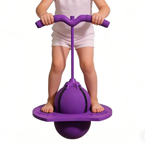 P-ogo Jumper Mit Griff | Spring Ball & Balance Board Für Kinder Und Erwachsene | Sicherer Sprungball Für Indoor/Outdoor, Sport, Spiel Und Fitness