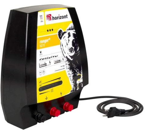 horizont 10608 Elektrozaungerät -Ranger N40- Netzgerät, 230 Volt, 3 Anschlüsse, farblos
