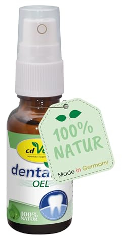cdVet Naturprodukte DentaVet Öl 20 ml - Natürliches Zahnpflege Öl mit Boswellia und Salbei
