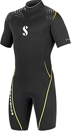 Scubapro Defintion Shorty 2,5 mm HME XS Set Atemregler für Kaltwasser, Unisex, Erwachsene, Schwarz