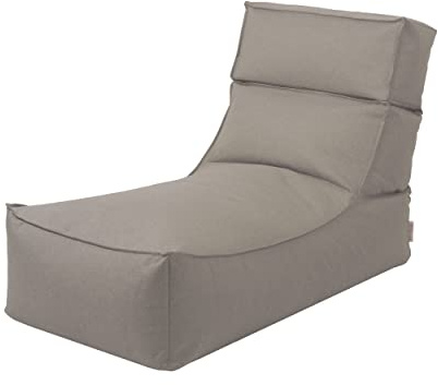 blomus Outdoor-Lounger -Stay- | Farbe Earth | Größe 60 x 120 cm | Aus Kunstfaser und Kunststoff; Pflegeleicht im Alltag; Maße 118 x 60 x 80 cm