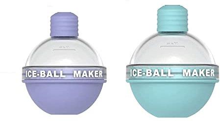 HXZDEY 1/4Pcs New Creative Light Bulbs Ice Molds, Light Bulbs Ice Molds Maker, Round Ice Ball Molds With Individual Cover, Easy Fill&Release Round Sphere Ice Mold For Whiskey And Cocktails
