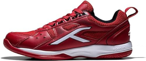 HUNDRED Raze Non-Marking Professional Badminton Schuhe für Männer | Material Ober: Polyester, Sohle: Gummi | Geeignet für Hallentennis/Squash/Tischtennis/Basketball & Padel