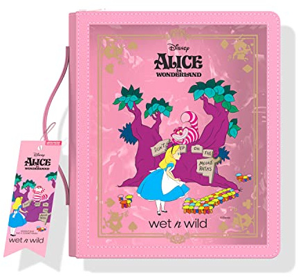 Wet n Wild Alice im Wunderland Make-up Tasche, All-in-One Make-up Mag für Kinder zum Befüllen mit Alice im Wunderland Make-up, mittlere Größe