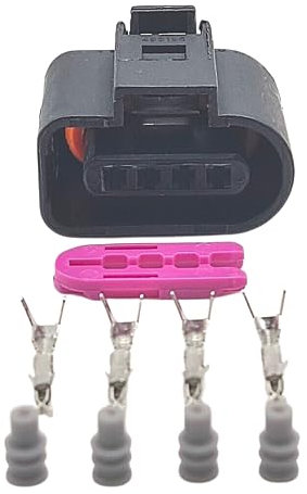 1J0973704 4 Pin for VW Audi Seat Skoda Map Sensor Connector Plug Repair Wiring