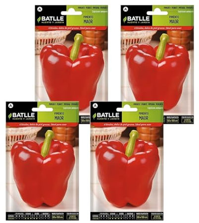 Semillas de pimiento maor de Semillas Batlle PACK (4)