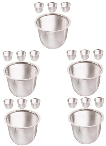 BESTonZON 20stücke Edelstahl Teesieb Teefilter Hochtemperaturbeständig Für Losen Tee Für Teekannen Und Tassen Langlebig Und Praktisch