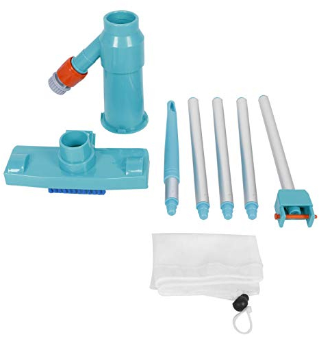 Aladeno Schwimmbad-Jet-Staubsauger-Saugkopf-Set, tragbares Entfernungswerkzeug-Set, Jet-Staubsauger-Entfernungswerkzeug, Poolbürste für Schwimmbad, Spa, Teich, Brunnen, Whirlpool