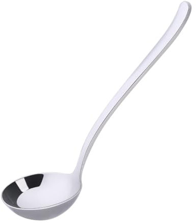 Amosfun Suppenschöpfer Mit Langem Griff Nudellöffel Für Heißspeisen Servierlöffel Zum Entnehmen Großer Portionen Küchenutensil Für Zuhause Und Restaurant