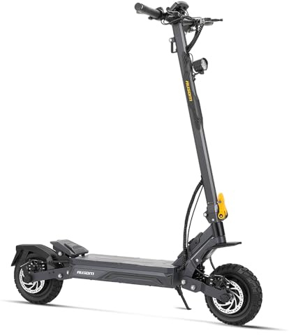 Patinete Eléctrico, Ausom Gosoul 2 Doble Motor para Adultos, Batería 624Wh, Autonomía 70km, Neumáticos 10 Tubeless, Plegable, IPX5, Ideal para Desplazamientos Urbanos