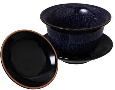 OUNONA Bol à Thé Classique Chinois en Céramique, 1 Set, Style Rétro