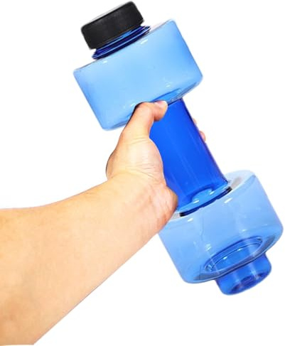 Generisch Bouteille d'eau de sport, bouteille de sport avec haltère, pichet d'eau de fitness, gobelet d'entraînement de fitness à grande capacité, pour le sport, la fitness, l'entraînement, le gym