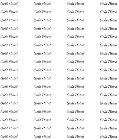 100 x Self Adhesive Peel Off Jewellery Stickers Labels Gold Plated 37mm x 7mm