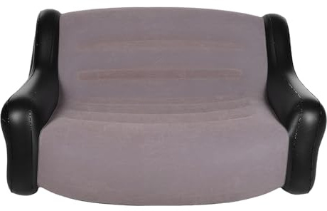 Luocute Sofá Inflable Sofá de 2 Plazas Sofá Inflable para Interiores y Exteriores con PVC Suave Flocado Carga de 150 Kg Inflado Rápido para Acampar Descansar Relajarse
