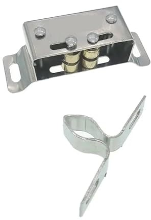 Doble Rodillo Gabinete Pestillo Puerta Pestillo de doble rodillo for gabinete, pestillo resistente for puertas armario, paso orificio 42 mm para armarios, muebles