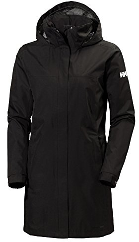 Helly Hansen Mujeres Abrigo largo W Aden, Negro, M