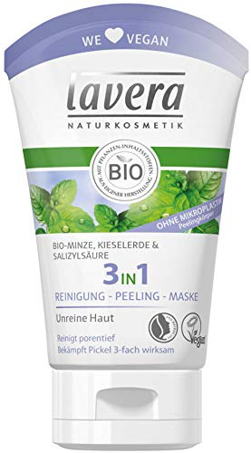 Lavera 3In1 Reinigung Peeling Maske, 2Er Pack (2 X 125 Ml)