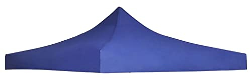 vidaXL Tetto per Tendone Feste 3x3 m Blue Copertura Tettoia Padiglione Gazebo