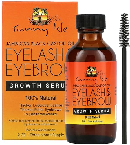 Sunny Isle Jamaican Black Castor Oil Eyelash & Eyebrow Serum 2oz