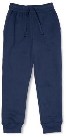 Amazon Essentials Pantalon de Jogging en Polaire - couleurs abandonnées Garçon, Bleu Marine Foncé, 6-7 ans