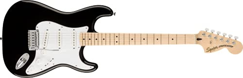 Squier by Fender Affinity Series Stratocaster, Griffbrett aus Ahorn, Schwarz