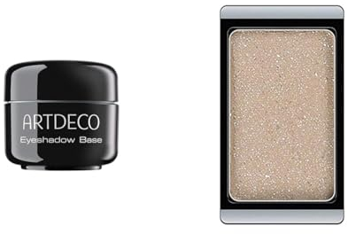 Neutrale Lidschattengrundierung + farbintensivem langanhaltenden Lidschatten