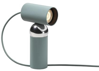 FLOS Bilboquet F0995039 lampada da tavolo regolabile direzionabile con bulbo e interruttore sage