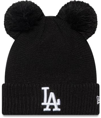 New Era Damen Double Bobble Wintermütze LA Dodgers schwarz