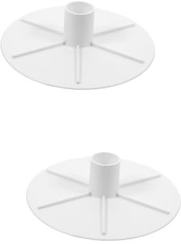 Toddmomy 2pcs Skimmer Hatch Vacuum Plate Adapter for Inground Pools Material Easy to Install Pool Maintenance Accessory Compatible