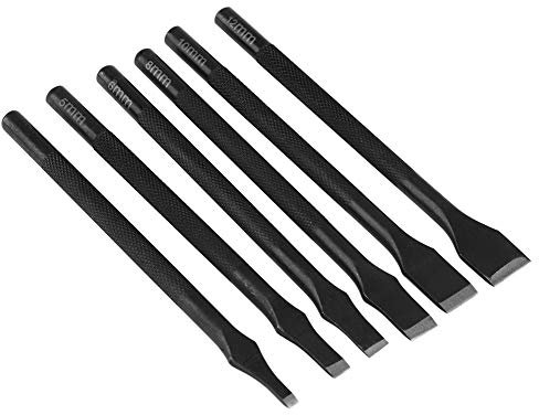 Respicefinem Outil de piquage de maroquinerie 13,0 × 3,0 × 2,0 6 pièces couture du cuir maroquinerie piquant couture ciseau ensemble d'outils de maroquinerie outil de piquage