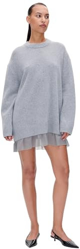 BAUM UND PFERDGARTEN Damen Cimone Sweater Pullover, GRAU, Mittel (7er Pack)
