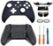 Hzxkqmil Replacement Housing Shell Set for Xbox Elite Controller Series 2 - Black, Front Back Case Cover Faceplate + LB RB Trigger Button Baffle LT RT Button Joystick Rings Accessories