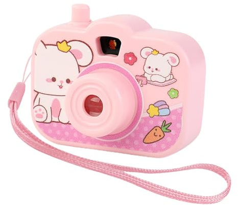 Générique Caméra De Projection Musicale Projecteur De Lumière Jouet Projecteur De Diapositives Jouets Lumineux Cognitifs Pour Animaux D'éducation Précoce Rose