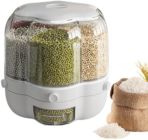 Contenitori di stoccaggio della cucina, contenitore di stoccaggio del riso