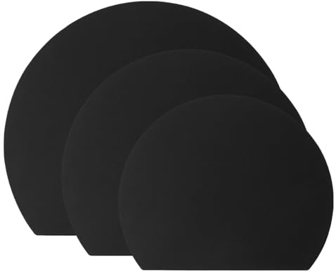 AKINOYAMA TPU Schneidebrett Halbrund 3er Set BPA-frei spülmaschinenfest | rutschfest messerschonend flexible Oberfläch