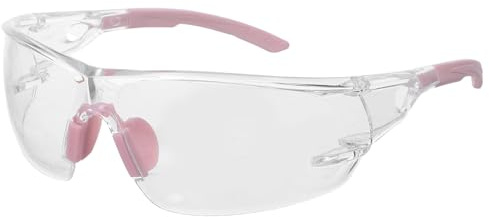 ORFOFE Gafas de Seguridad Transparentes Antivaho Resistentes al Viento y Polvo para Trabajo Industrial y Actividades al Aire Protección Ocular Completa y Ligera para Carpintería y