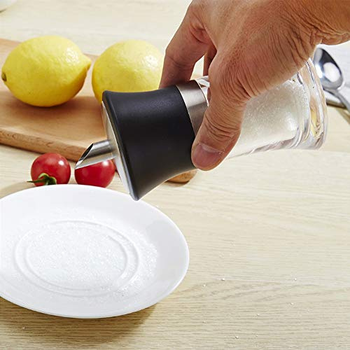 Qcwwy Sucrier Distributeur de Sucre avec Bec Verseur Distributeur de Pot de Sucre Acrylique Domestique Sucrier Récipient à pour Sirop de Miel pour la Cuisine à Domicile Café Thé (100ml)
