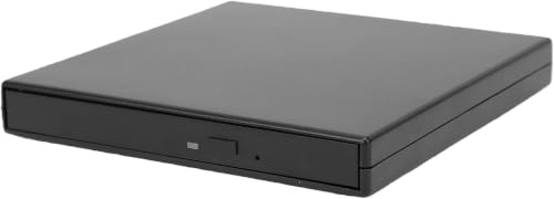 PUSOKEI 4K USB Extern Blu Ray Drives-spelare, Läs-/skrivkompatibel (Svart) | BD/DVD/CD-brännare, CD/DVD +/- RW Optisk Enhet, 5 Gbps Höghastighet, Blu Ray-spelare för PC, Wins & OS X