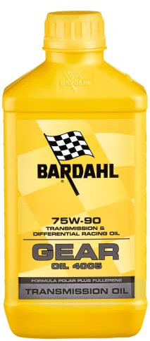 Bardahl - Gear Oil 75W90, Lubrificante per Trasmissioni e Differenziali, Olio Trasmissione per Auto Sportive, Olio per Trasmissione Manuale, 1 Litro