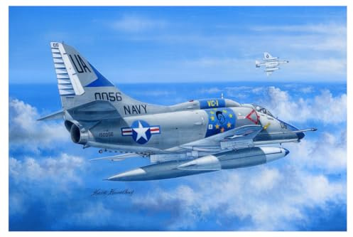 Hobbyboss 81764 Kit de plástico Modelo a-4e Cielo Hawk, 1: 48 Escala