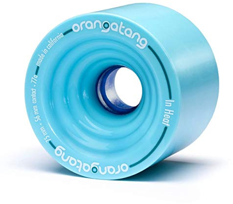 Orangatang Longboardrollen In Heat 75mm 77A (Blue)