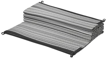 ProPlus 361780V02 Patio Matte 2,50 x 4,00m beidseitig verwendbar Vorzelt | Atmungsaktives Polypropylen mit Heringschlaufen für Wohnmobil, Zelt und Garten. Schützt Gras und isoliert vor Bodenkälte.