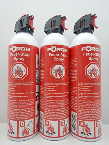 FORCH Feuer Stop Spray FEUERLÖSCHER Pulver AFFF KFZ Werkstatt 400ML (3)